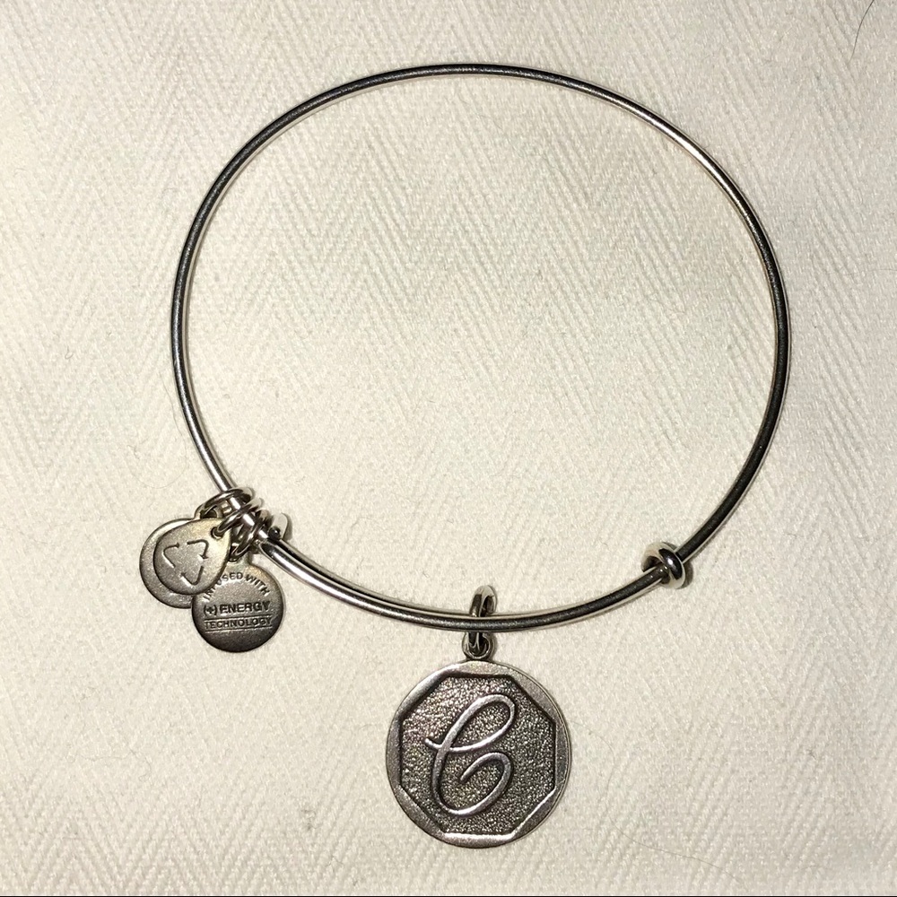 Alex and Ani C initial bracelet